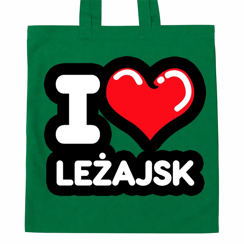 Torba bawełniana Kocham To Miasto Leżajsk - obrazek 4