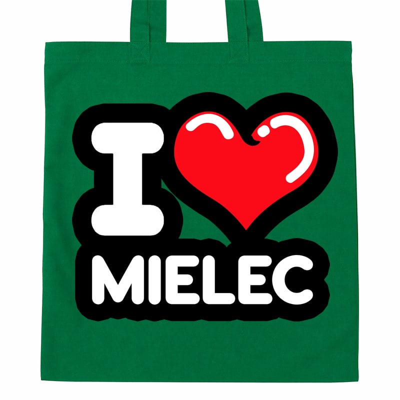 Torba bawełniana Kocham To Miasto Mielec - obrazek 3