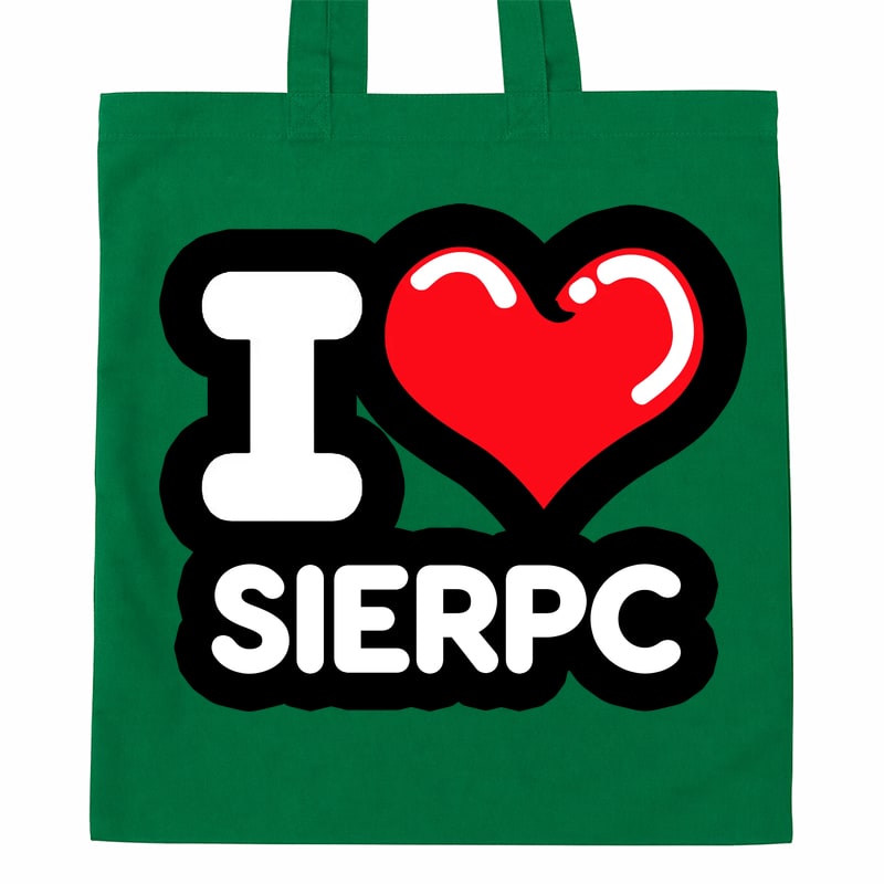 Torba bawełniana Kocham To Miasto Sierpc - obrazek 3