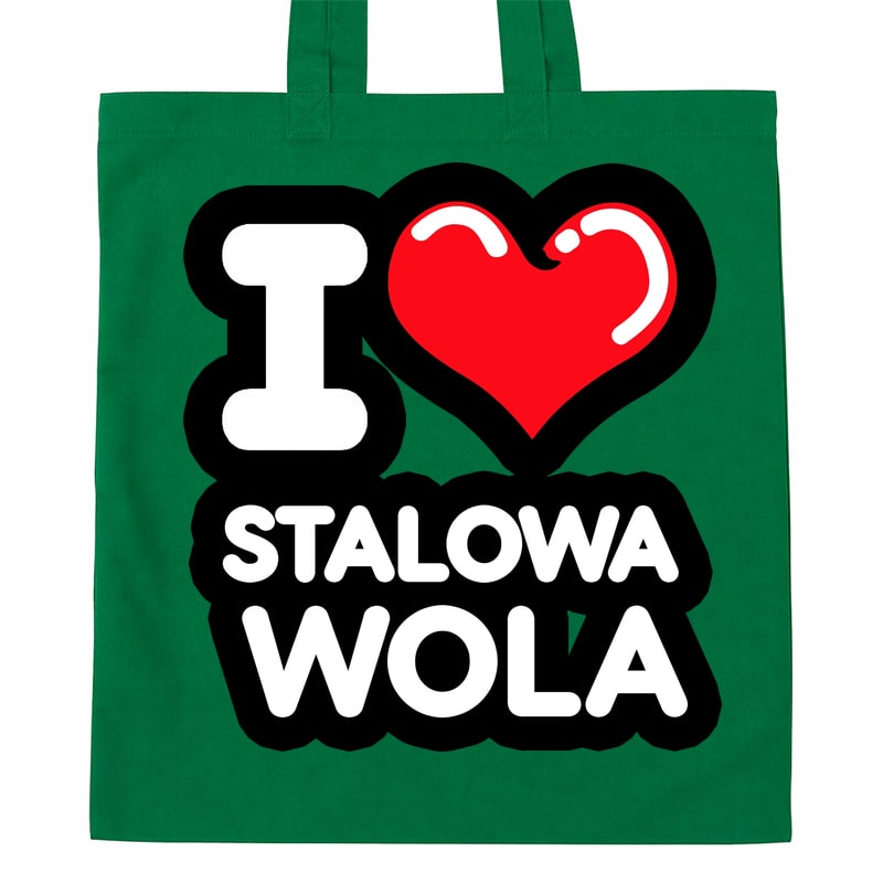 Torba bawełniana Kocham To Miasto Stalowa Wola - obrazek 3