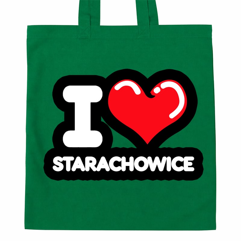 Torba bawełniana Kocham To Miasto Starachowice - obrazek 4