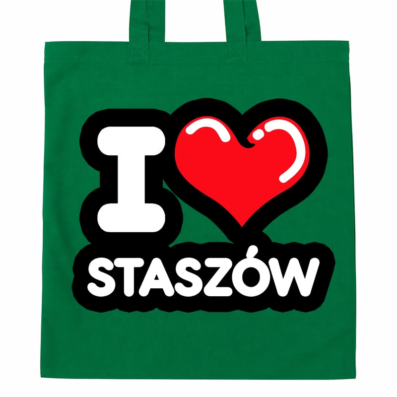 Torba bawełniana Kocham To Miasto Staszów - obrazek 4
