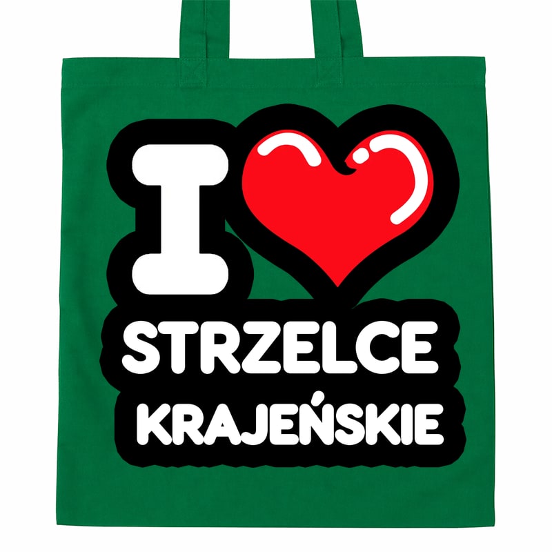 Torba bawełniana Kocham To Miasto Strzelce Krajeńskie - obrazek 3