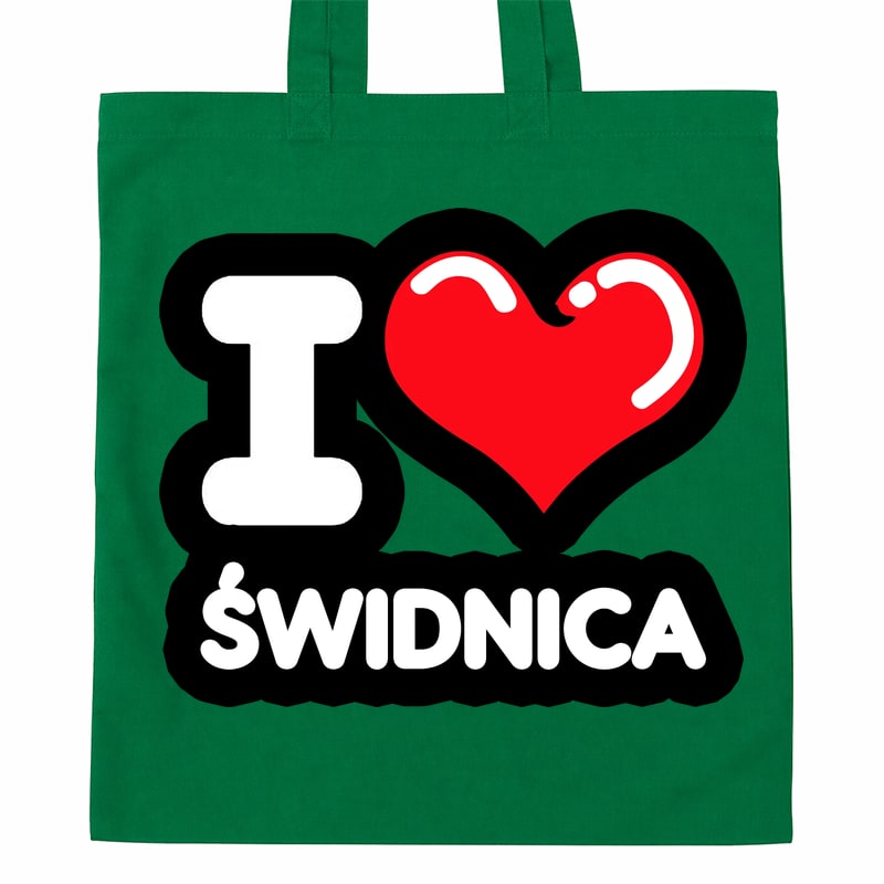 Torba bawełniana Kocham To Miasto Świdnica - obrazek 4