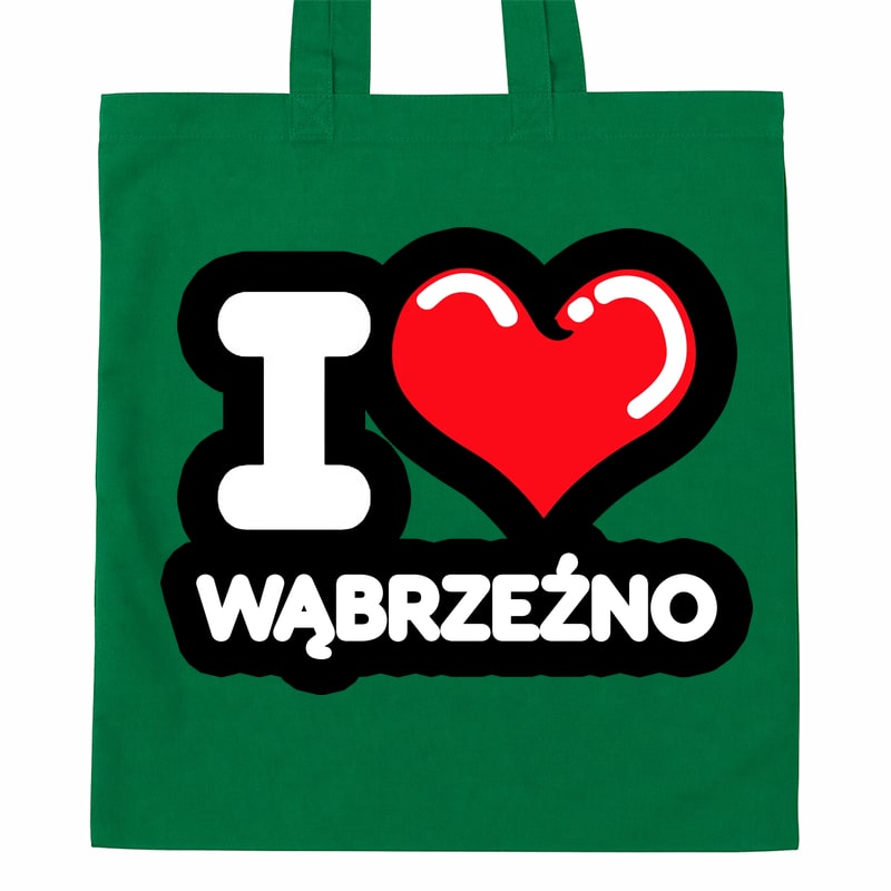 Torba bawełniana Kocham To Miasto Wąbrzeźno - obrazek 4