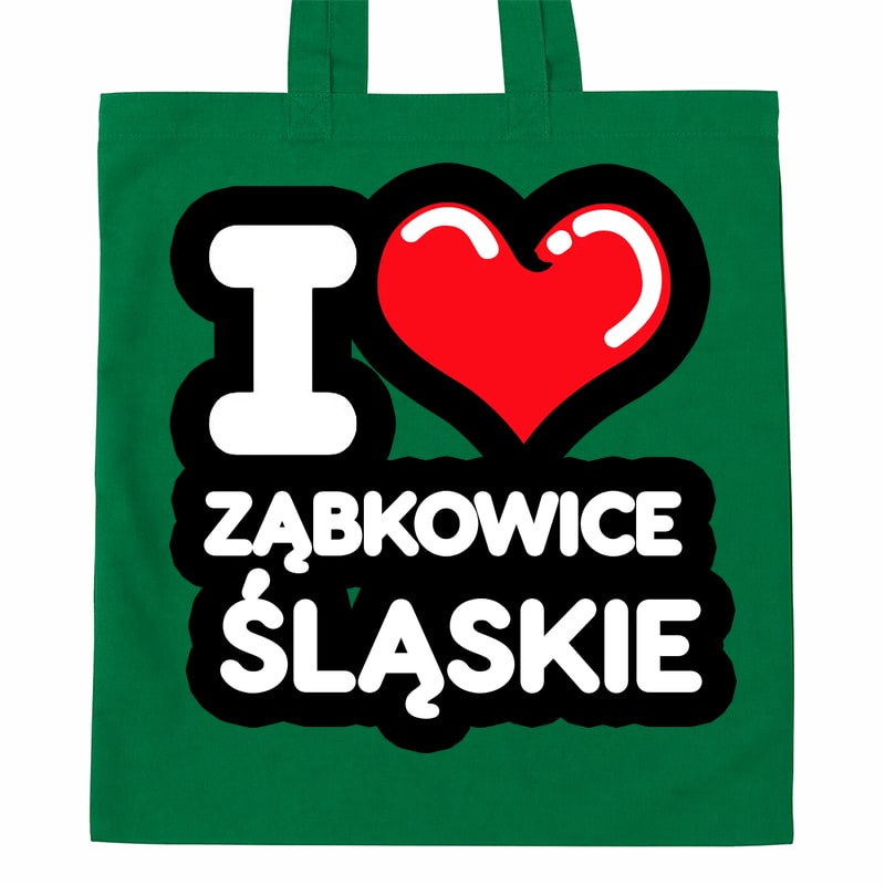 Torba bawełniana Kocham To Miasto Ząbkowice Śląskie - obrazek 3
