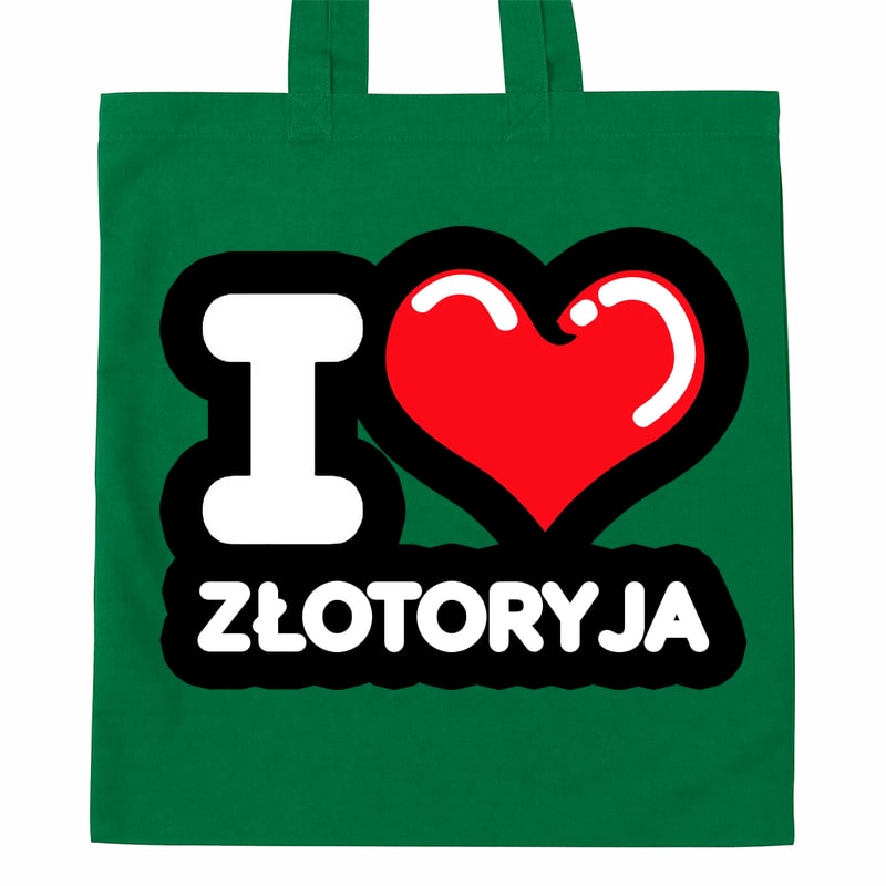Torba bawełniana Kocham To Miasto Złotoryja - obrazek 4