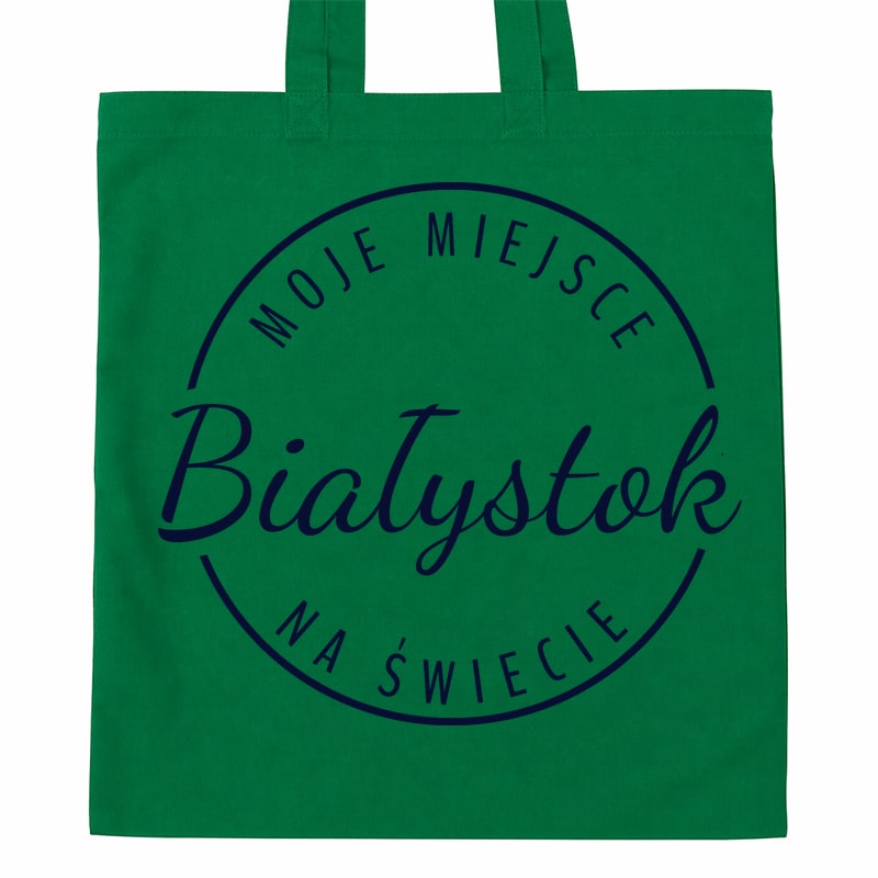 Torba bawełniana Moje miejsce na świecie Białystok - obrazek 5