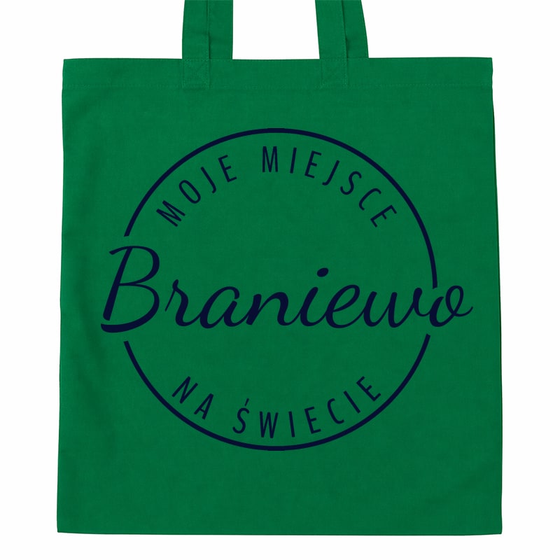 Torba bawełniana Moje miejsce na świecie Braniewo - obrazek 5